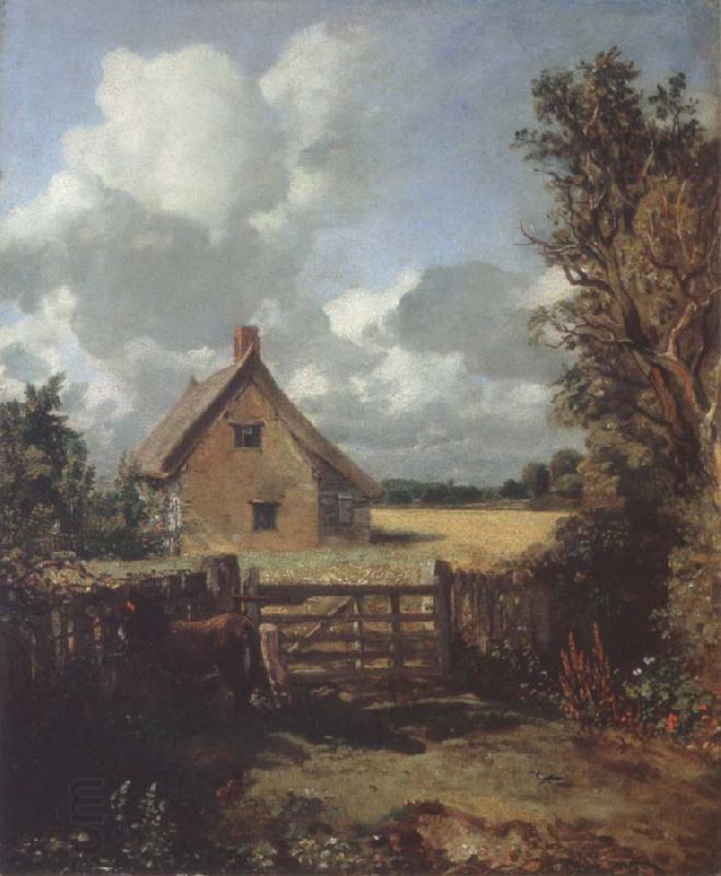 John Constable A cottage in a cornfield oil painting picture